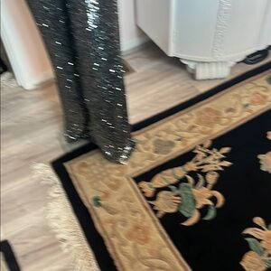 Black Sequin Pants